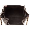 Image 6 : Chanel Black Leather Drawstring Shoulder Bag