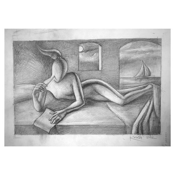 How Can I Tell You How Much l Love You by Kostabi Original