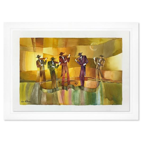 Zina Roitman, Framed Hand Signed Original Painting with Letter of Authenticity.