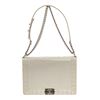 Image 1 : Chanel White Patent Leather Large Boy Bag