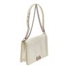 Image 7 : Chanel White Patent Leather Large Boy Bag