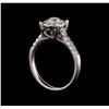 Image 4 : 0.85 ctw Diamond Ring - 14KT White Gold