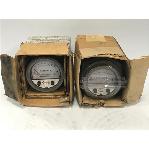 Lot of (2) Dwyer Photohelic Gage