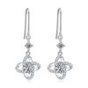 Image 1 : Sparkling VVS1 White I-J Fire  Moissanite Earrings
