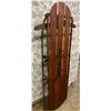 Image 2 : ANTIQUE SKY PLANE METAL RUNNER WOOD SLED!