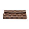 Image 4 : Louis Vuitton Brown Damier Canvas Porte Tresor Etui Pap Wallet