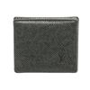 Image 1 : Louis Vuitton Green Taiga Leather Boite Coin Case Wallet