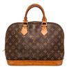 Image 1 : Louis Vuitton Brown Monogram Canvas Alma MM Satchel Bag