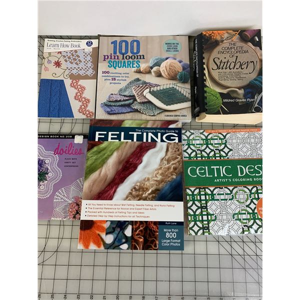 CRAFT BOOK LOT FELTING STITCHING PIN LOOM