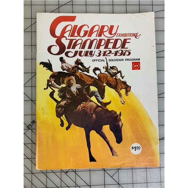 1975 CALGARY STAMPEDE SOUVENIR PROGRAM