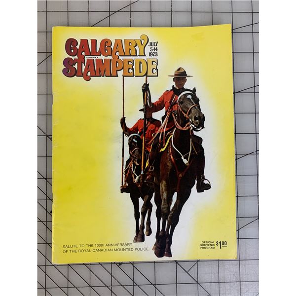 1973 CALGARY STAMPEDE SOUVENIR PROGRAM