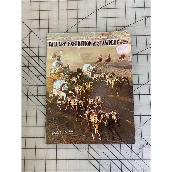 1968 CALGARY STAMPEDE SOUVENIR PROGRAM