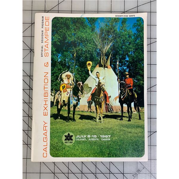 1967 CALGARY STAMPEDE SOUVENIR PROGRAM