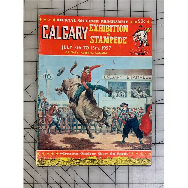 1957 CALGARY STAMPEDE SOUVENIR PROGRAM