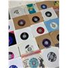 Image 1 : LOT OF 25 45 RPM RECORDS JAMES BROWN BAY CITY ROLLERS RIGHTEOUS BROTHERS AND MORE