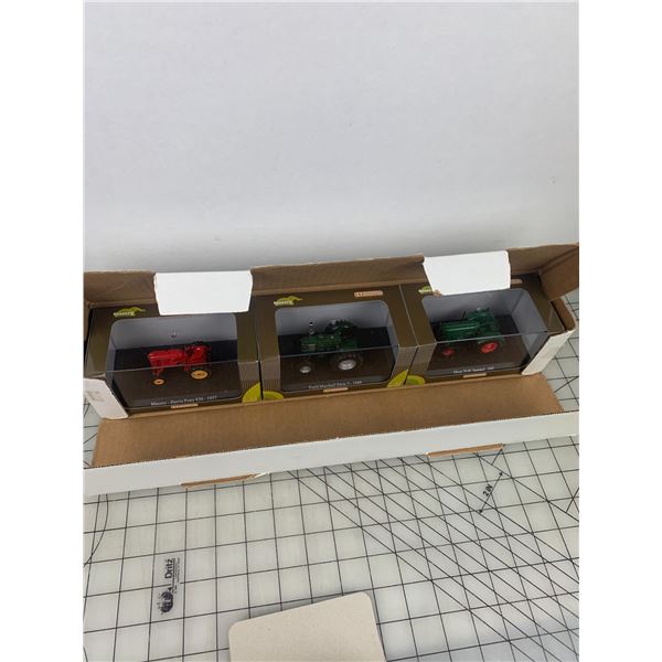 NIB UNIVERSAL HOBBIES TOY TRACTORS MASSEY HARRIS OLIVER FIELD MARSHALL