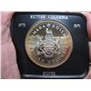 Image 2 : 1971 CANADIAN CASED SILVER DOLLAR - BRITISH COLUMBIA CENTENNIAL
