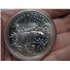 Image 2 : 1980 CANADIAN CASED SILVER DOLLAR - POLAR BEAR - ARCTIC TERRITORIES CENTENNIAL