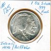 Image 1 : 1 OUNCE SILVER - .999 FINE SILVER - INDIAN HEAD / BUFFALO DESIGN