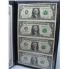Image 2 : UNITED STATES $1.00 BILLS - UNCUT SHEET of 4 BILLS