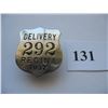 Image 1 : 1937 REGINA DELIVERY BADGE