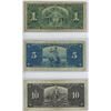 Image 2 : 1937 Canadian $1, $5 & $10