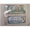 Image 2 : 6 Canadian $5 five dollar bills - 1937, 1954, 1972, 1979, 1986, 2002