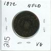 Image 1 : 1872 NFLD 1¢ one cent