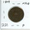 Image 1 : 1909 NFLD 1¢ one cent