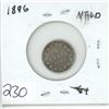 Image 1 : 1896 NFLD 5¢ five cent