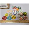 Image 1 : Bag of winter festival buttons from 60's - 70's