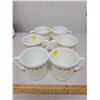 Image 1 : 6 Pyrex coffee cups with gold floral