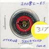 Image 1 : 2008L Canadian Dollar Coin - Ottawa Sentators Road Jersey