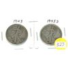 Image 1 : 1943-43D USA Silver Half Dollars