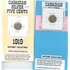 Image 2 : Canadian Silver 5 Cents 1918 & 1919