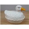 Image 2 : "Duck on Basket" ceramic bowl