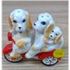 Image 1 : "Dogs on Motorcycle" Salt + Pepper Shaker