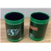 Image 2 : Saskatchewan Rough Riders Metal Beverage Holders