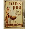 Image 1 : tin sign "Dad's BBQ"