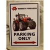 Image 1 : tin sign "Massey Ferguson Parking"