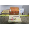 Image 1 : 5 Cigar Boxes and 2 Lighters