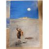 Image 3 : 2 Gus Hoffart Inuit paintings on wood - 14" X 23"