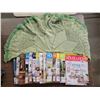 Image 1 : Large lot of house and home/home decor magazines and round crochet green table cover