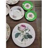 Image 2 : 9 assorted bone china plates no chips or cracks