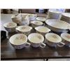 Image 5 : 50 pieces of 22 karat gold plated china - The Sebring pottery co. Made in USA