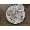Image 2 : Royal Vale dainty serving tray plus china covered sugar bowl, small porcelain vase & tiny adorable p