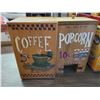 Image 5 : 2 cute wooden coffee/popcorn storage containers