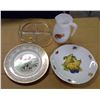 Image 1 : 2 x China Plates, Serving Dish, Pitcher