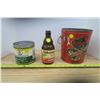 Image 1 : 2 old Tins and a Beer Bottle