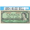 Image 1 : 1954 Canadian $1.00 Bank Note
